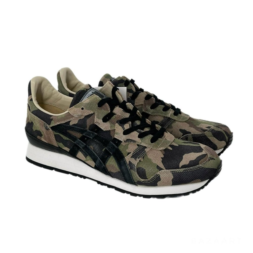 Onitsuka Tiger Nippon-Made Tiger Ally Deluxe Low Top Sneakers Hunter Green - Picture 6 of 16